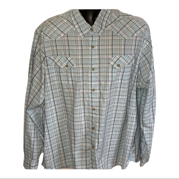 Wrangler Jeans Co Striped Shirt Sz 2X - Picture 1 of 5